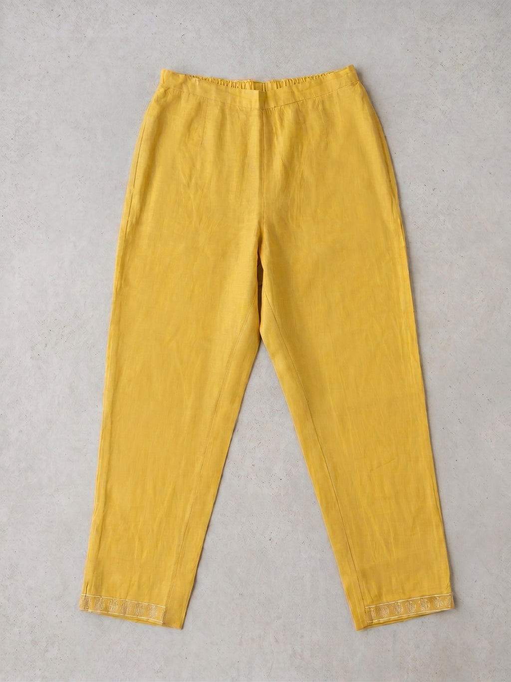 Yellow Collar 2pc kurti