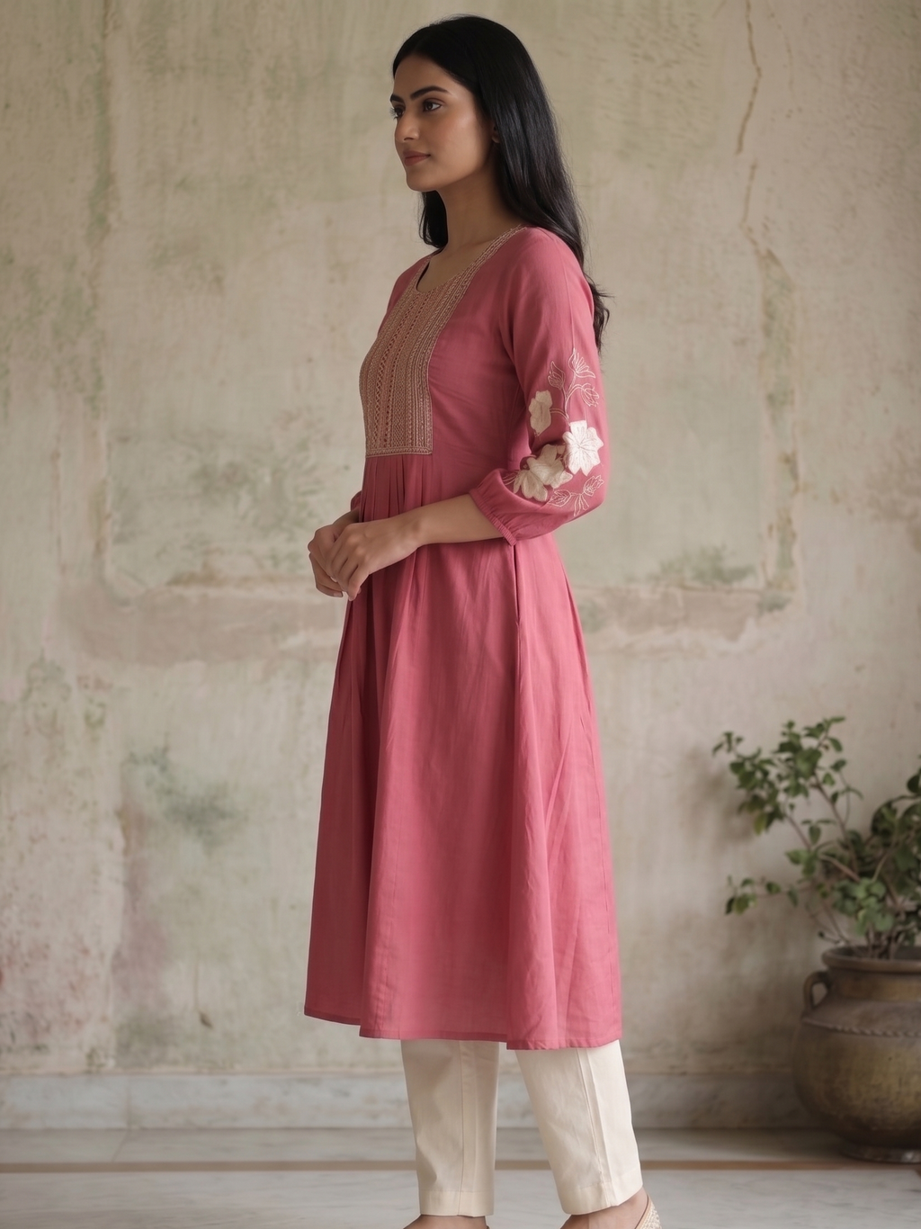 Designer Embroidery Kurti