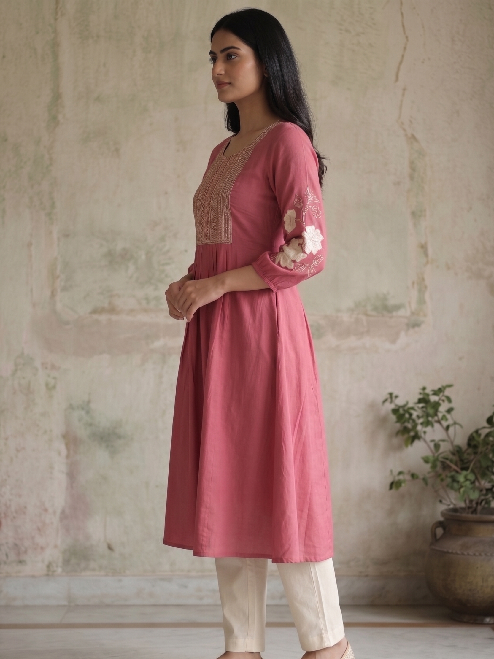 Designer Embroidery Kurti