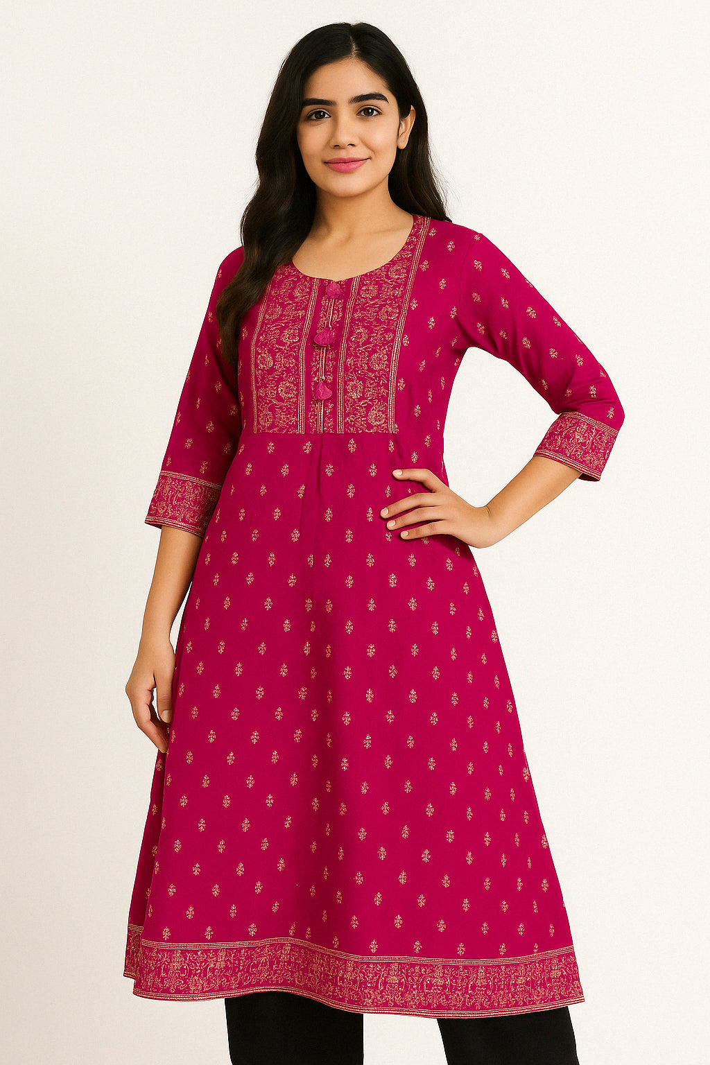 Red Long Top