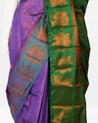 Violet Saree