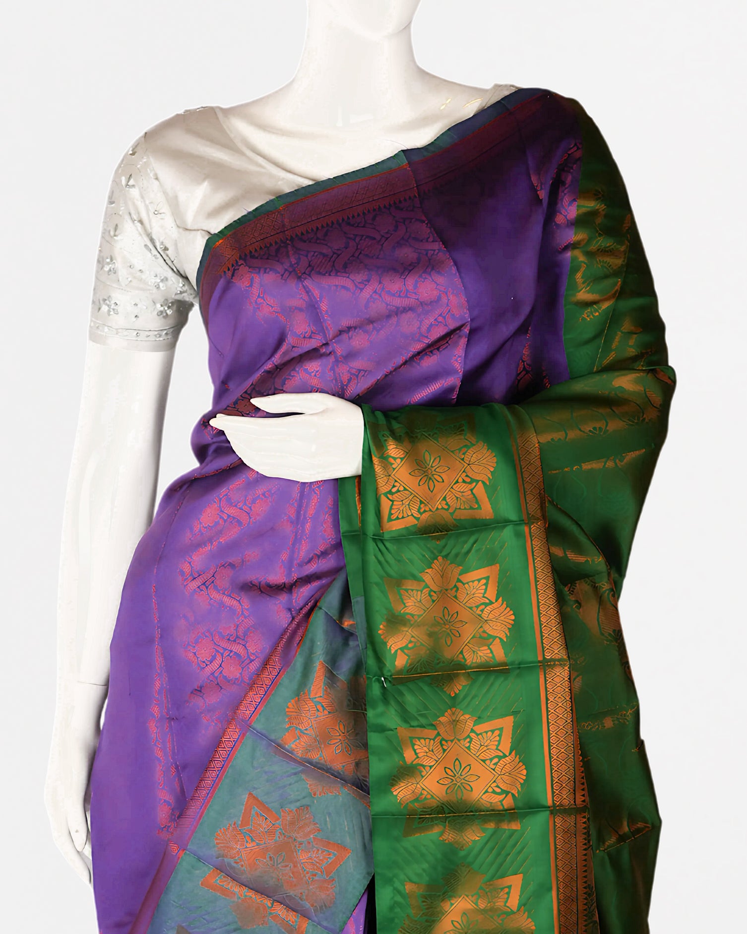 Violet Saree