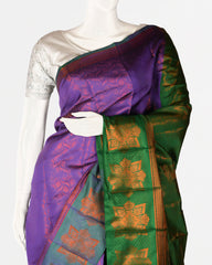 Violet Saree