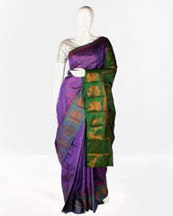 Violet Saree