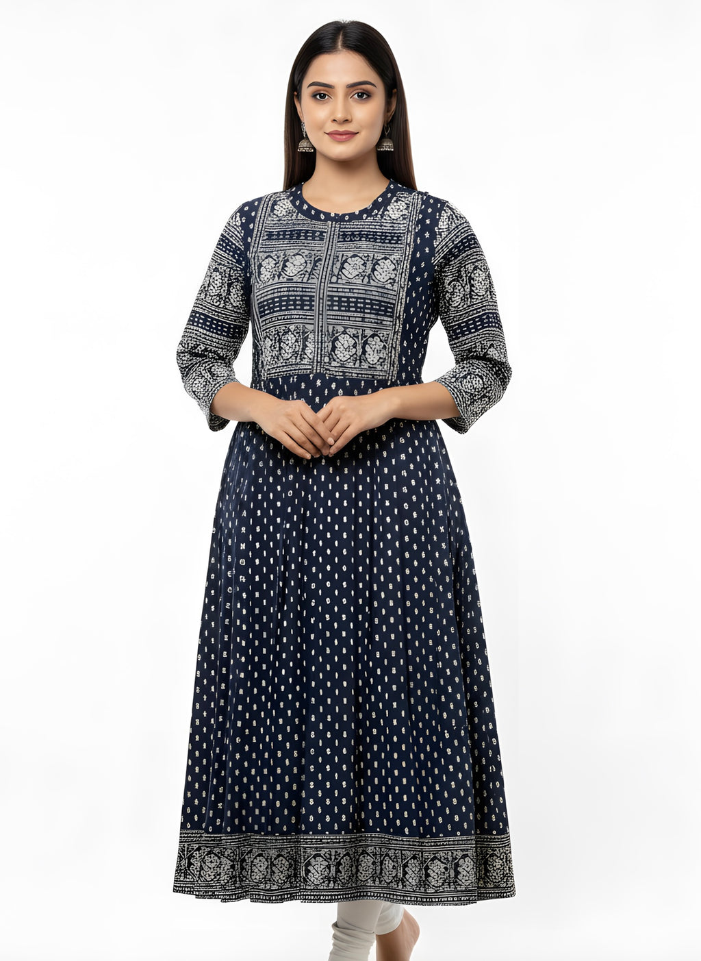 Blue Long Top