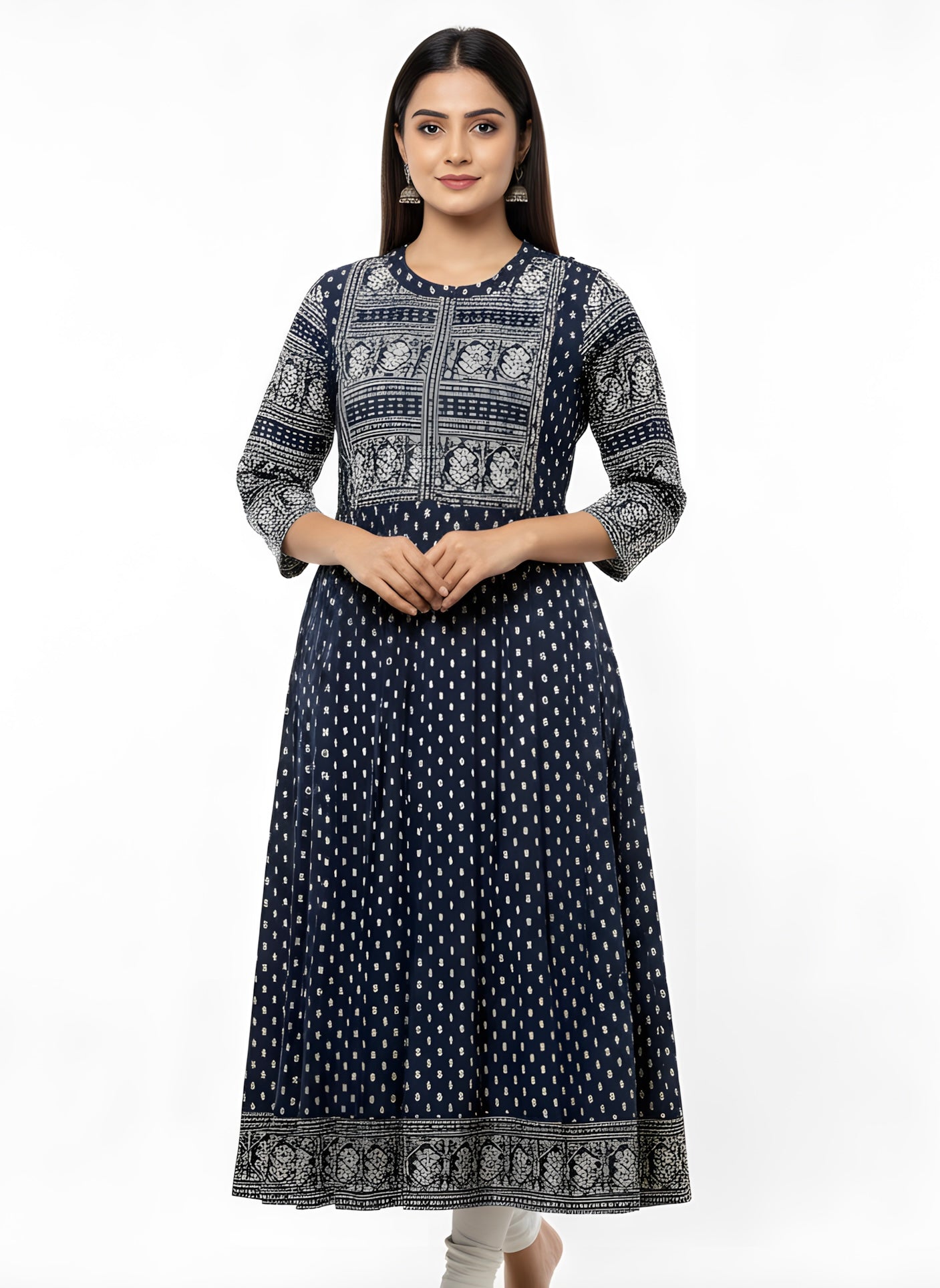 Blue Long Top