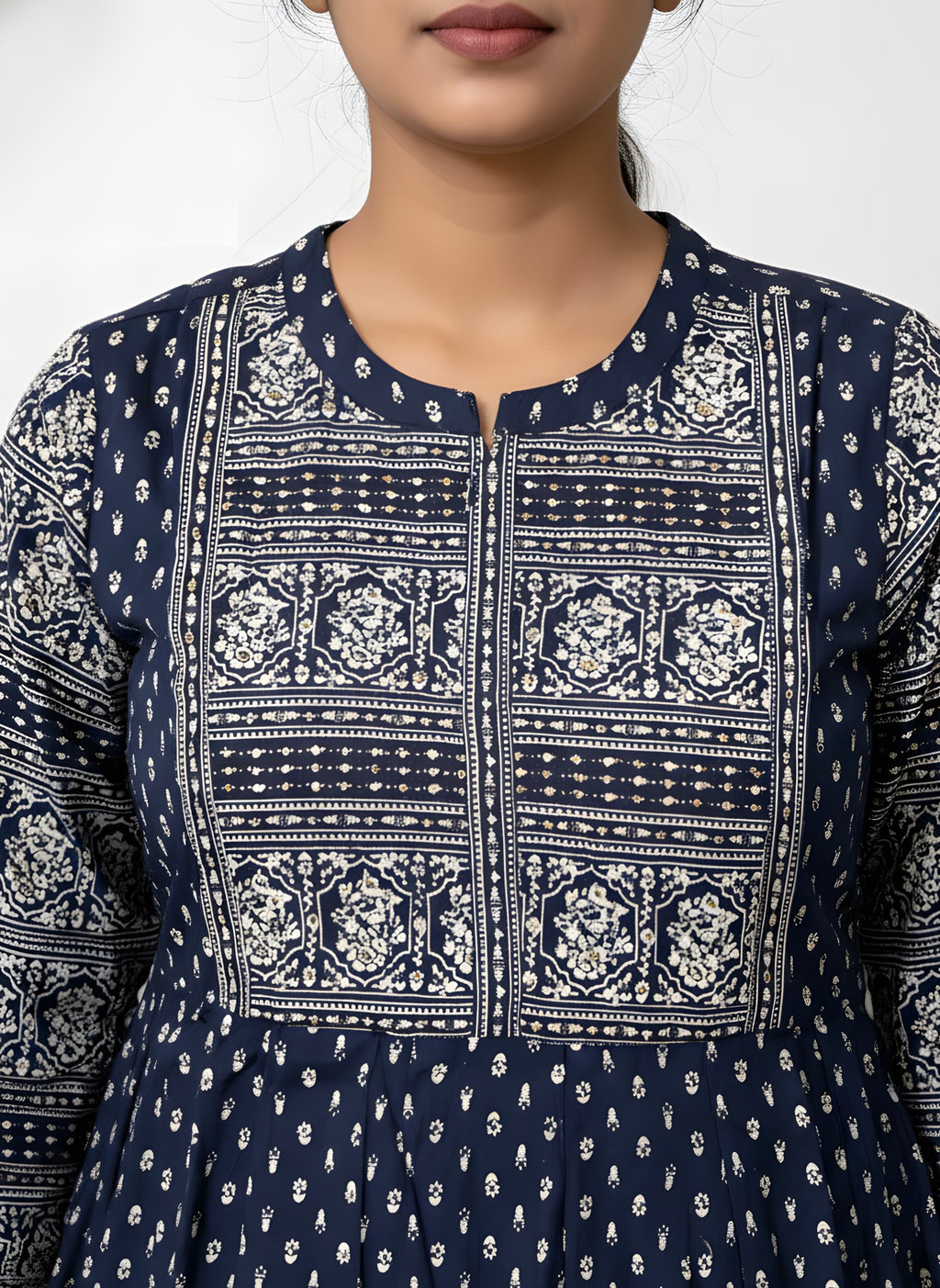 Blue Long Top