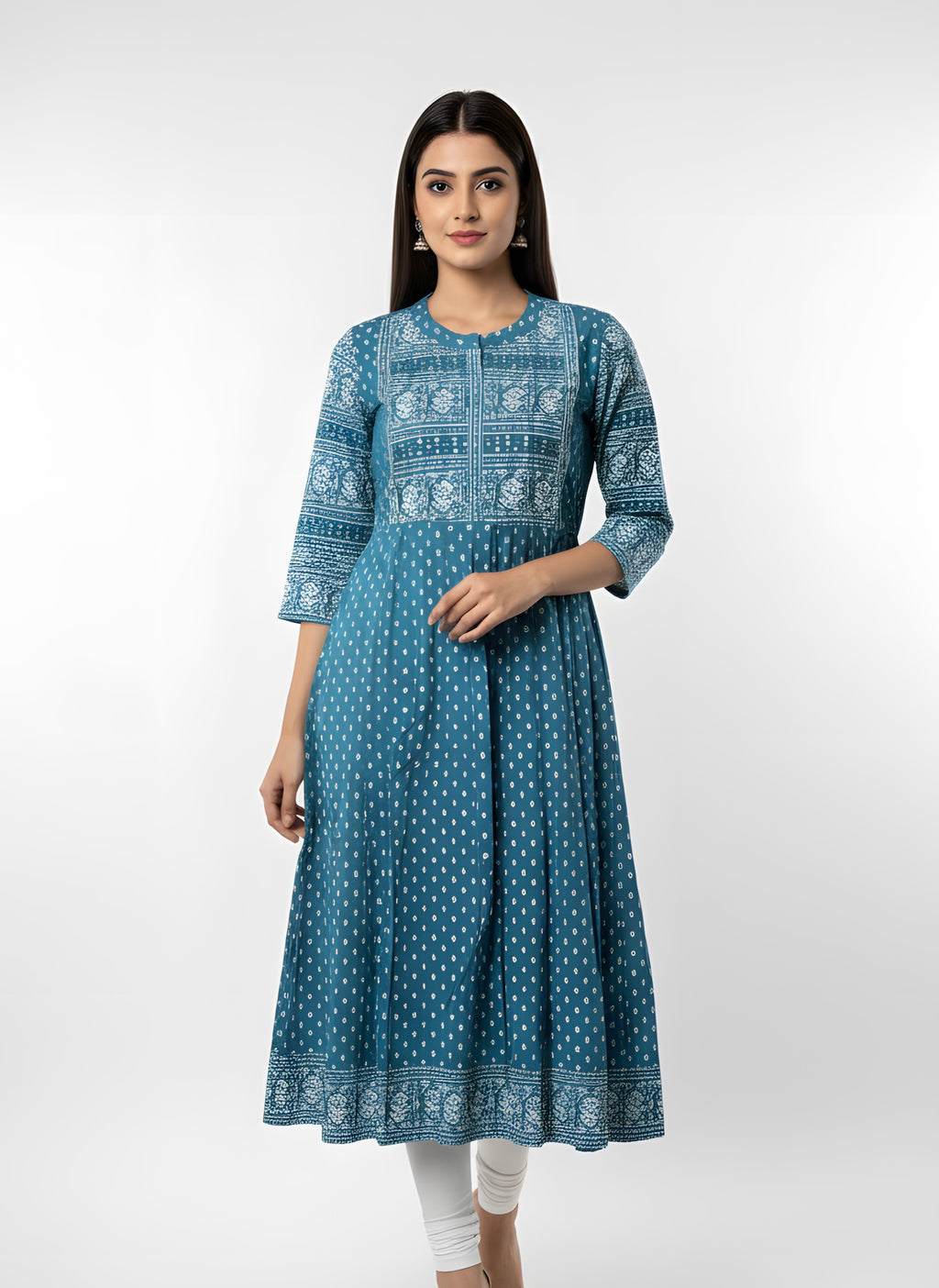Sky Blue umbrella Long Top