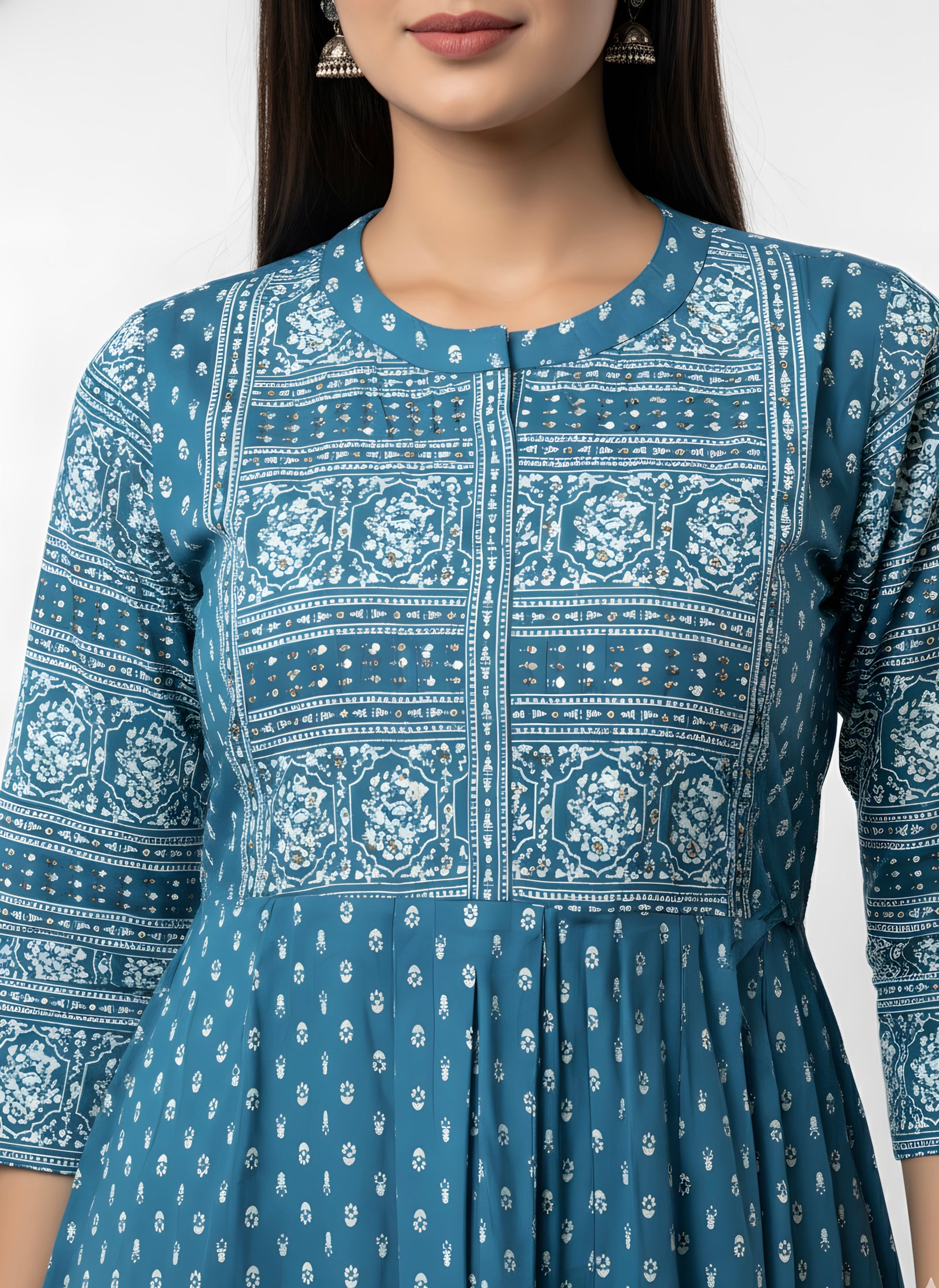 Sky Blue umbrella Long Top