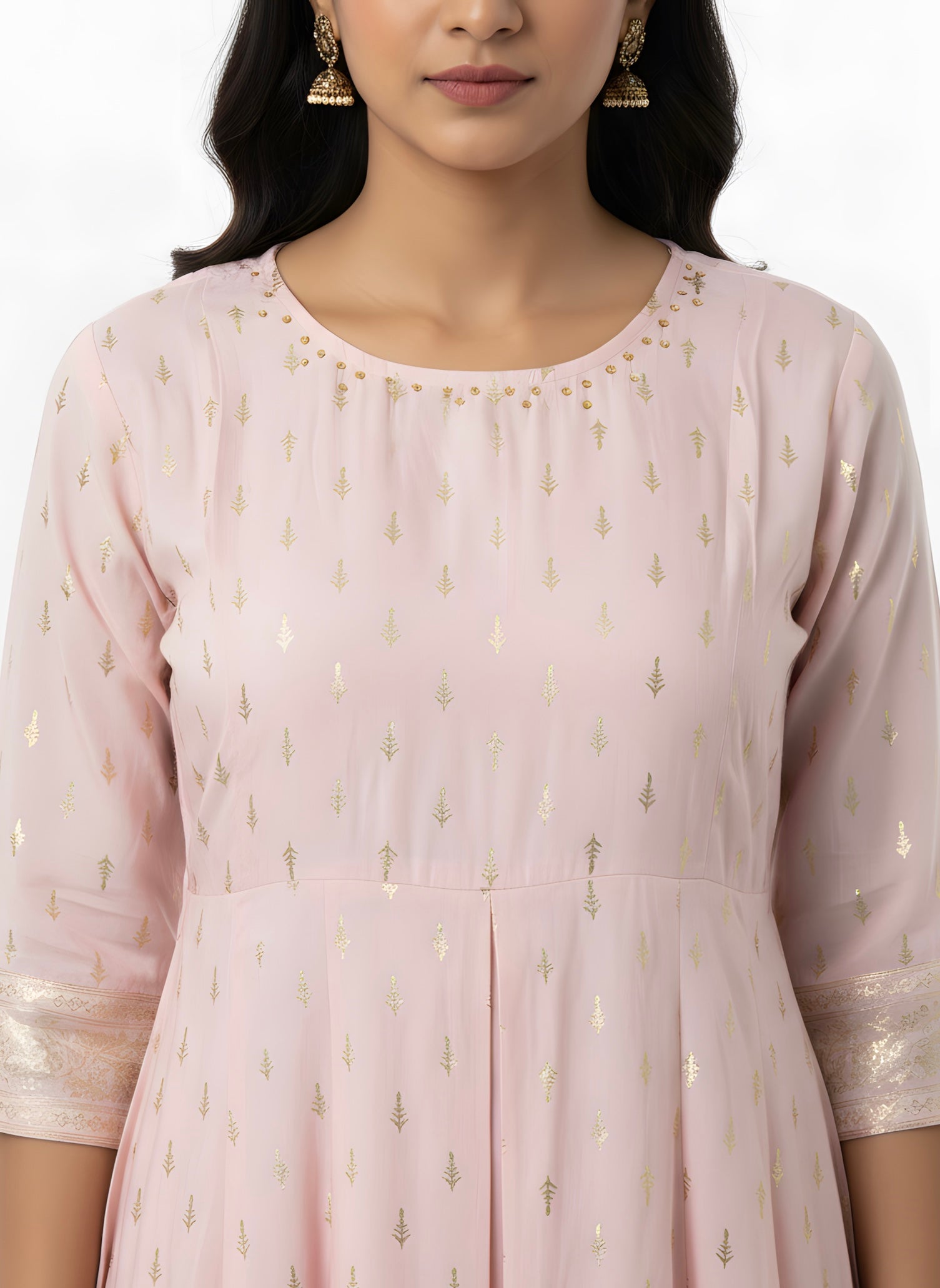 Pink umbrella Long Top