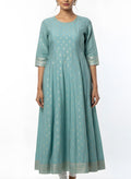 Ocean Blue umbrella Long Top