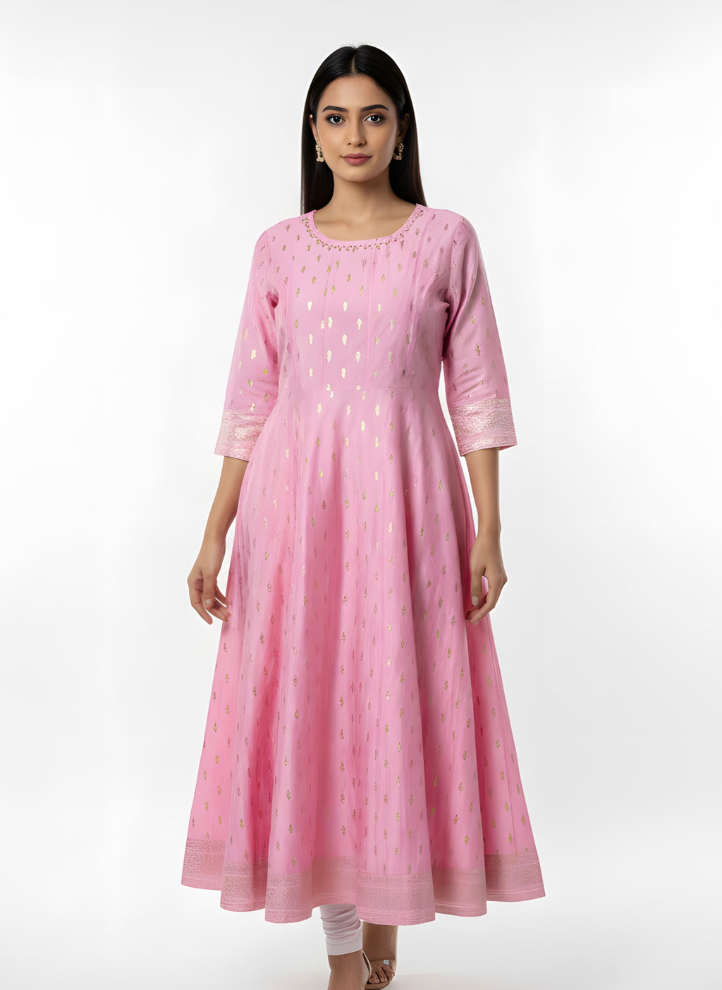 Pink umbrella Long Top