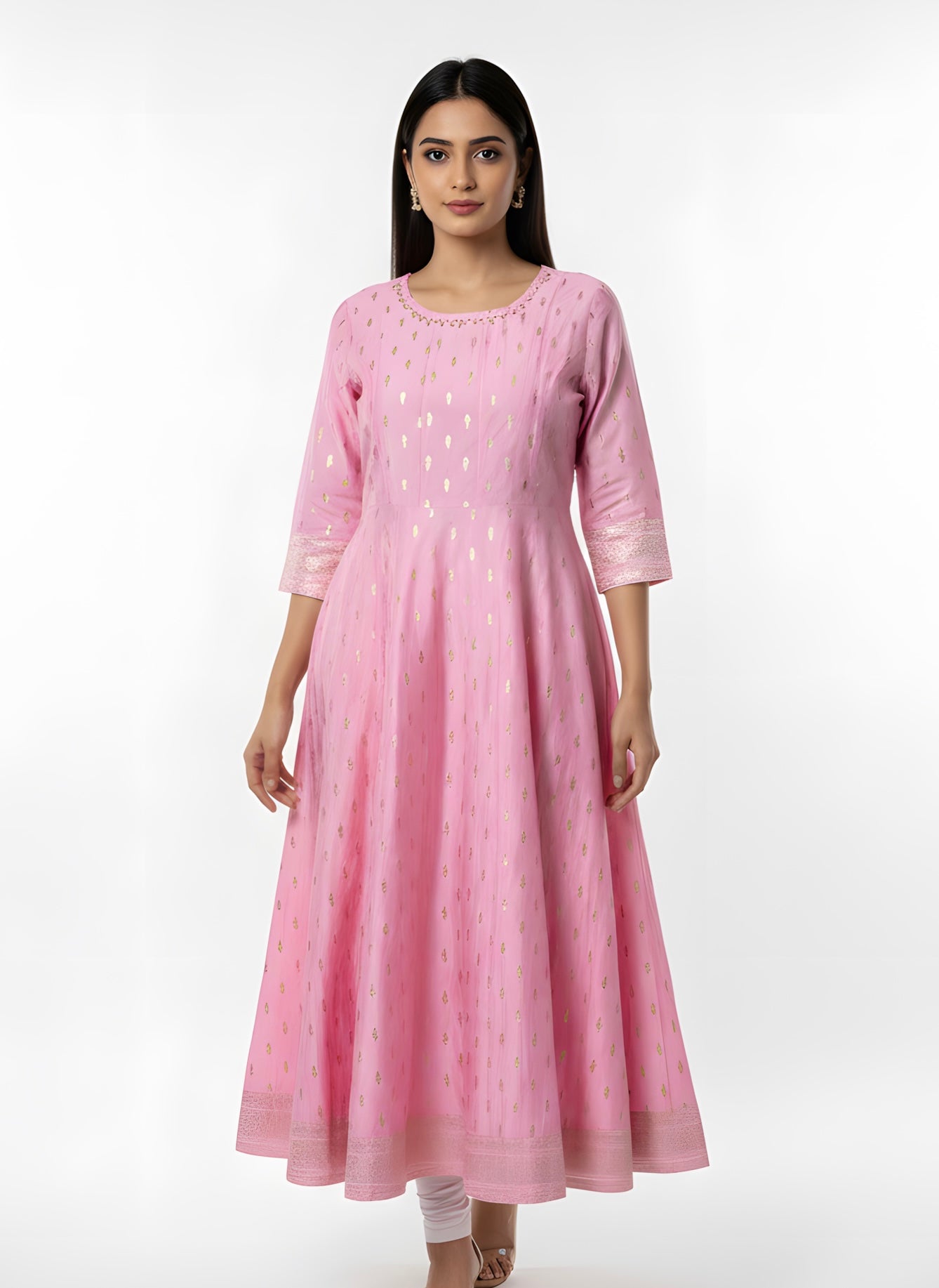 Pink umbrella Long Top