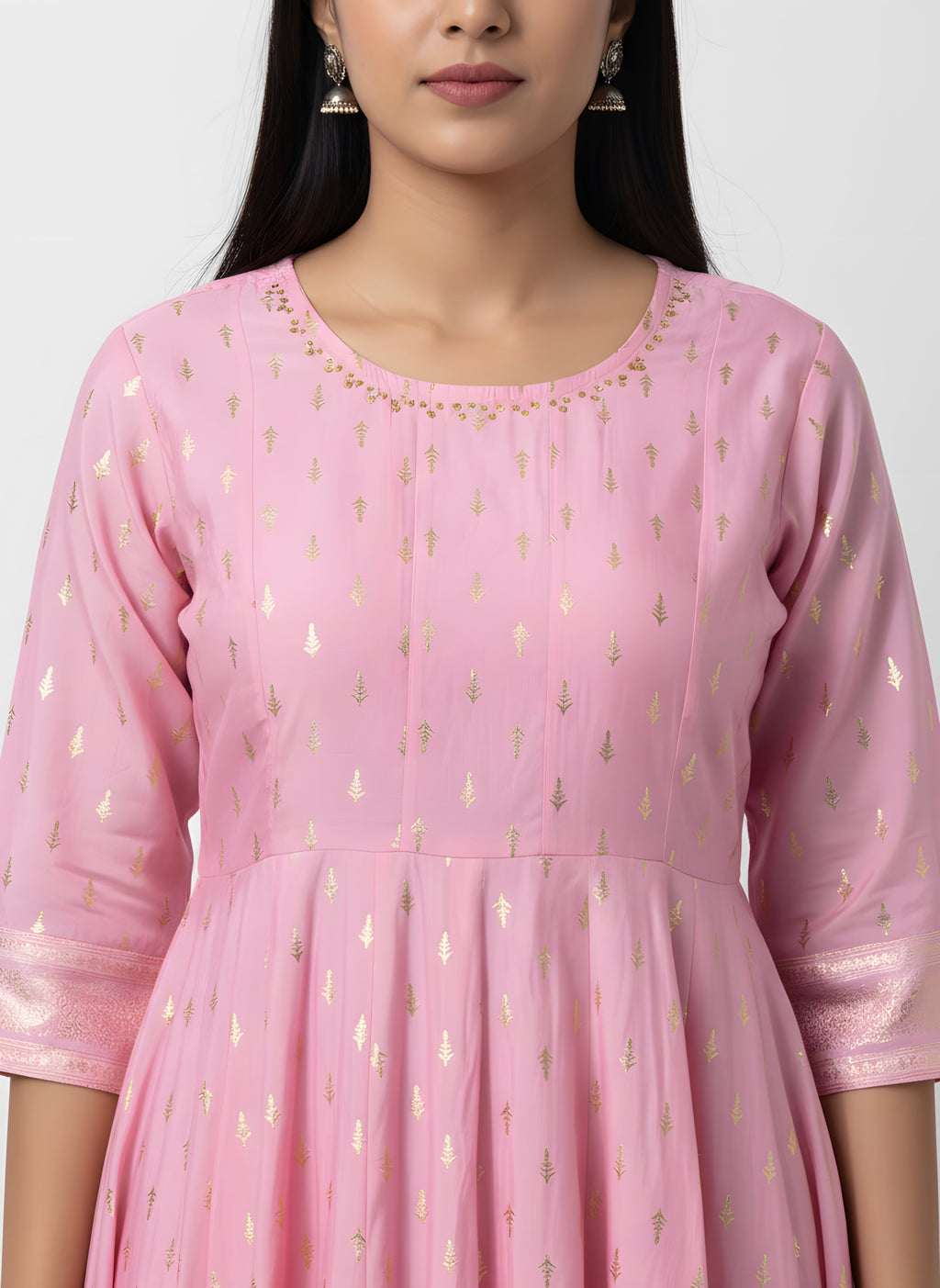 Pink umbrella Long Top