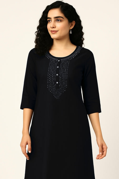 Black Long Top