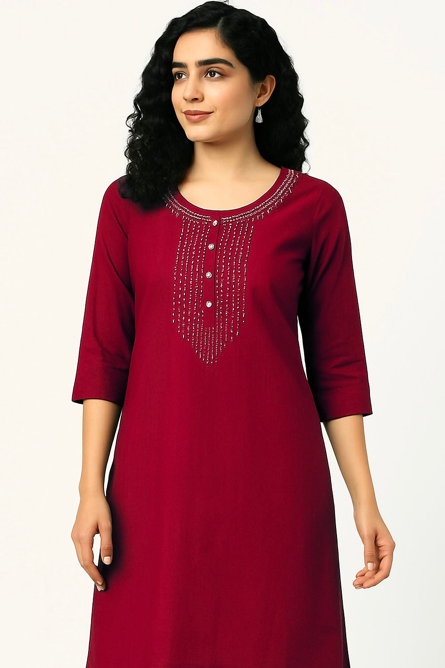 Red Stone Long Top