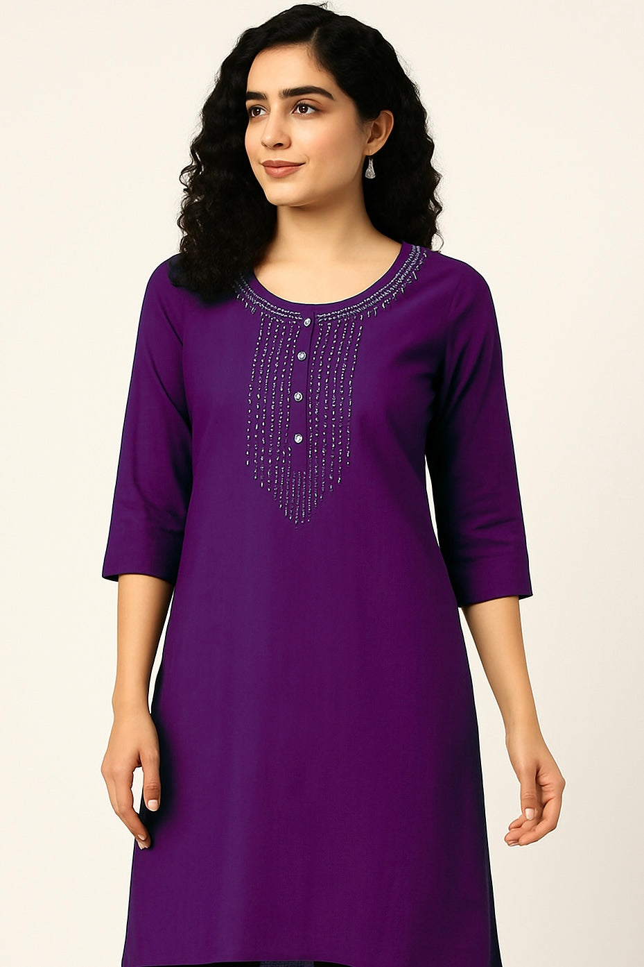 Violet Stone Long Top