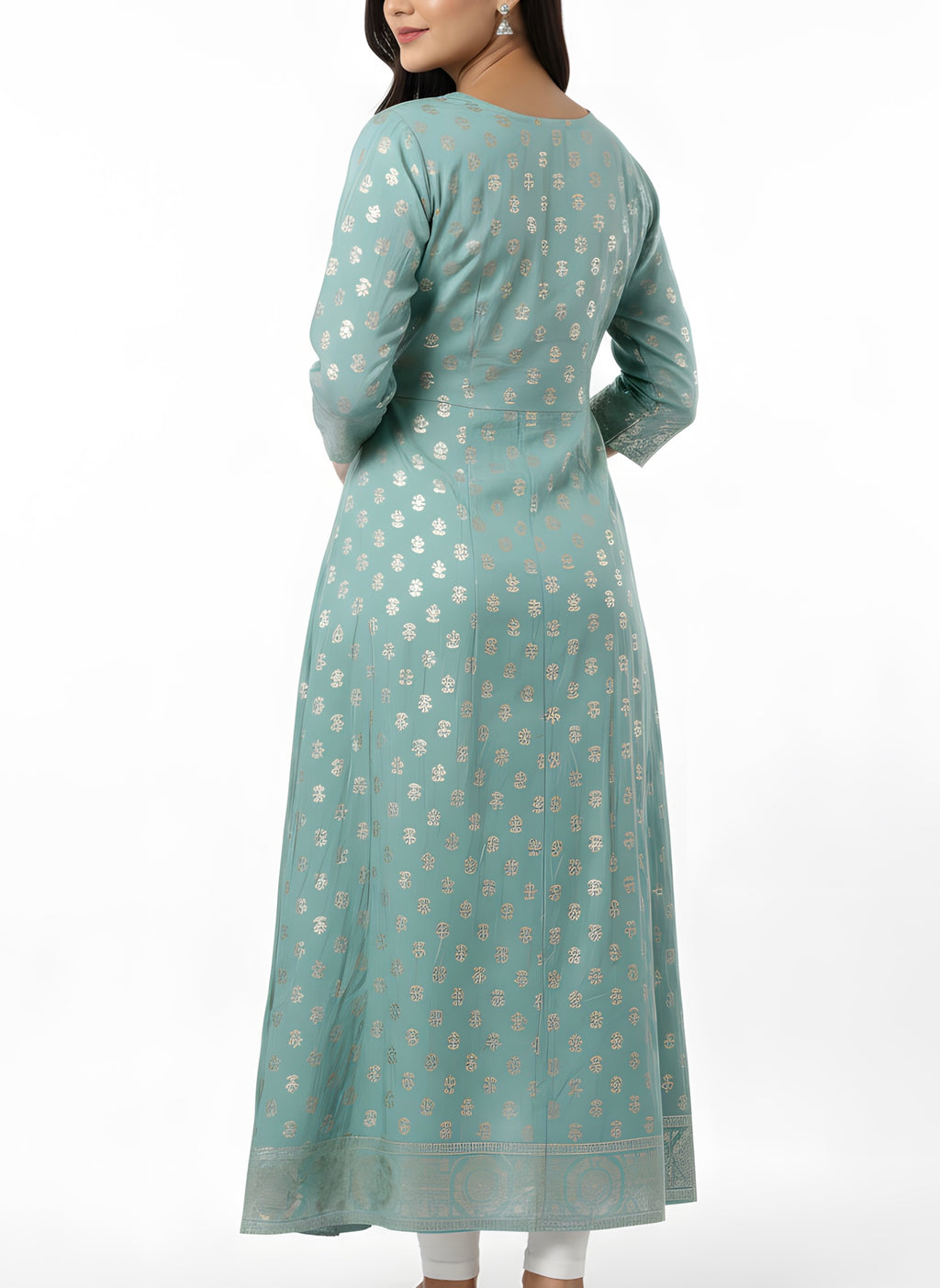 Ocean Blue Long Top
