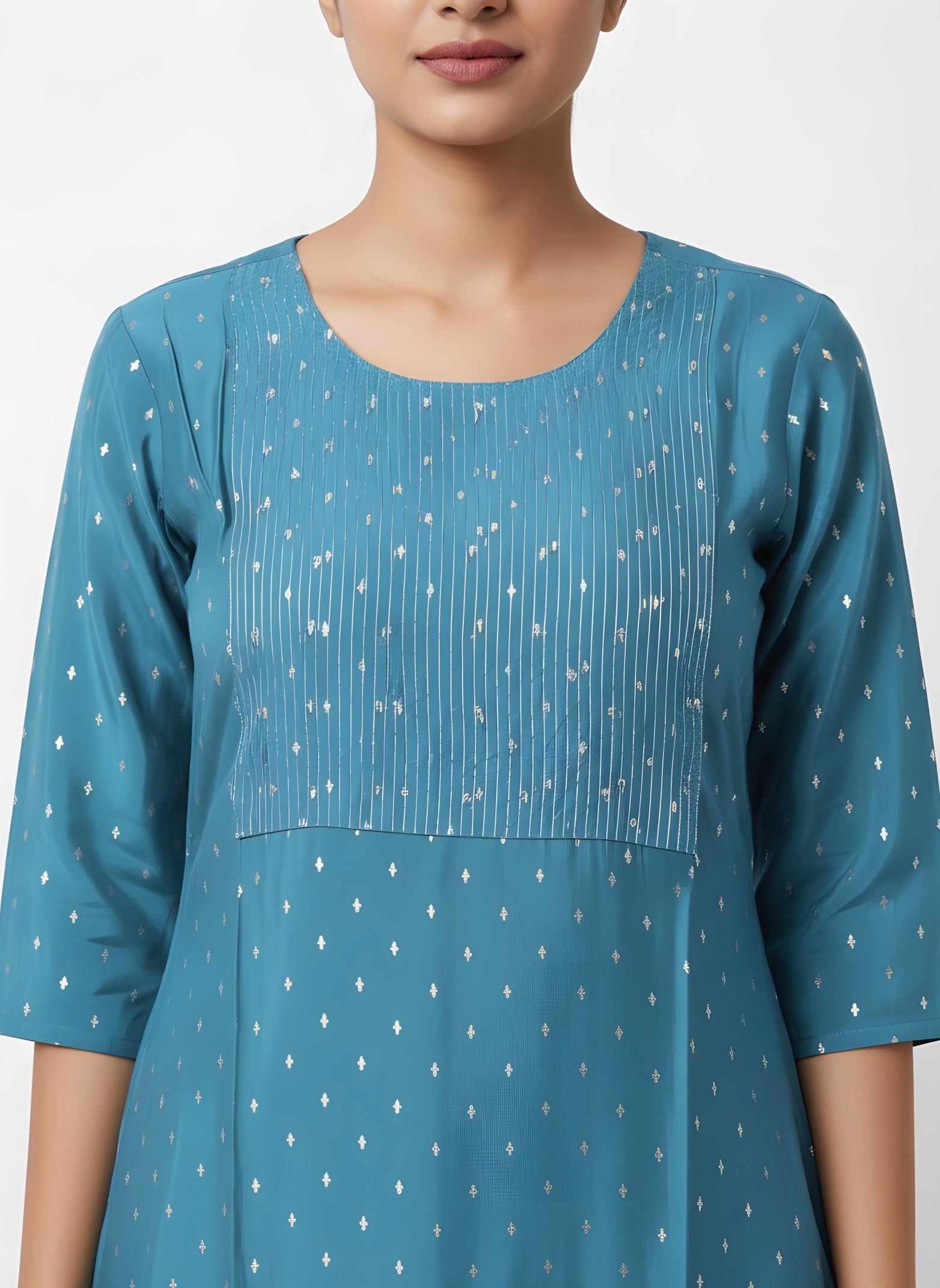 Blue Long Top