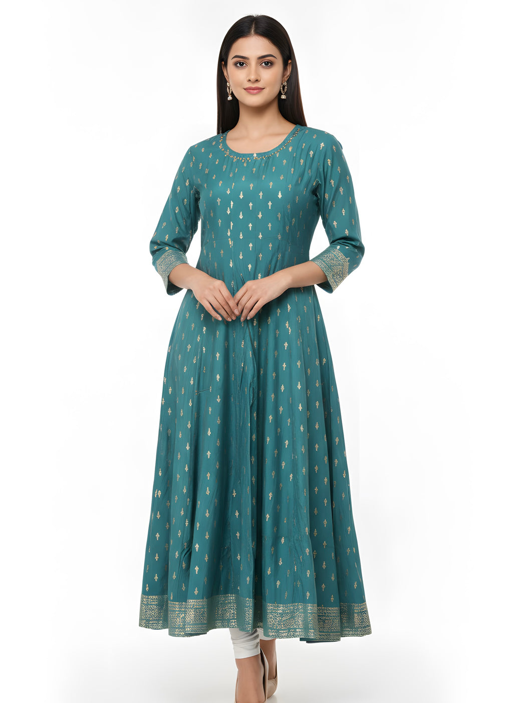 Blue Long Top