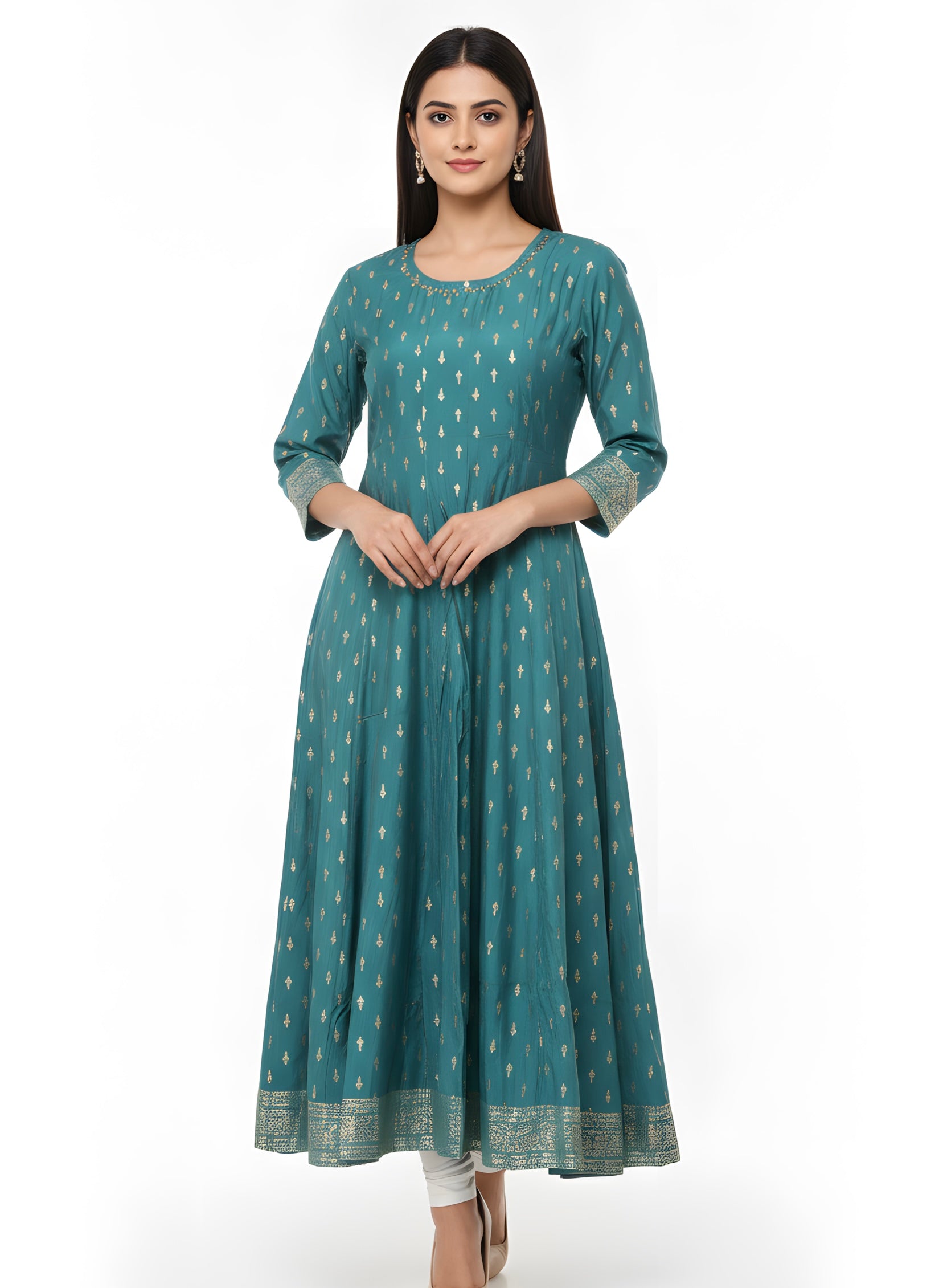 Blue Long Top