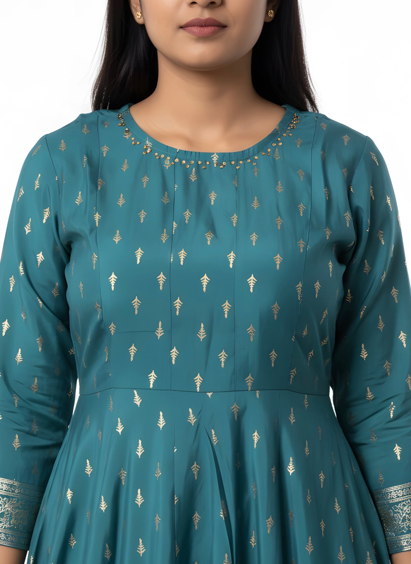 Blue Long Top