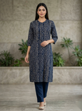 Dark Blue umbrella D2 Long Top