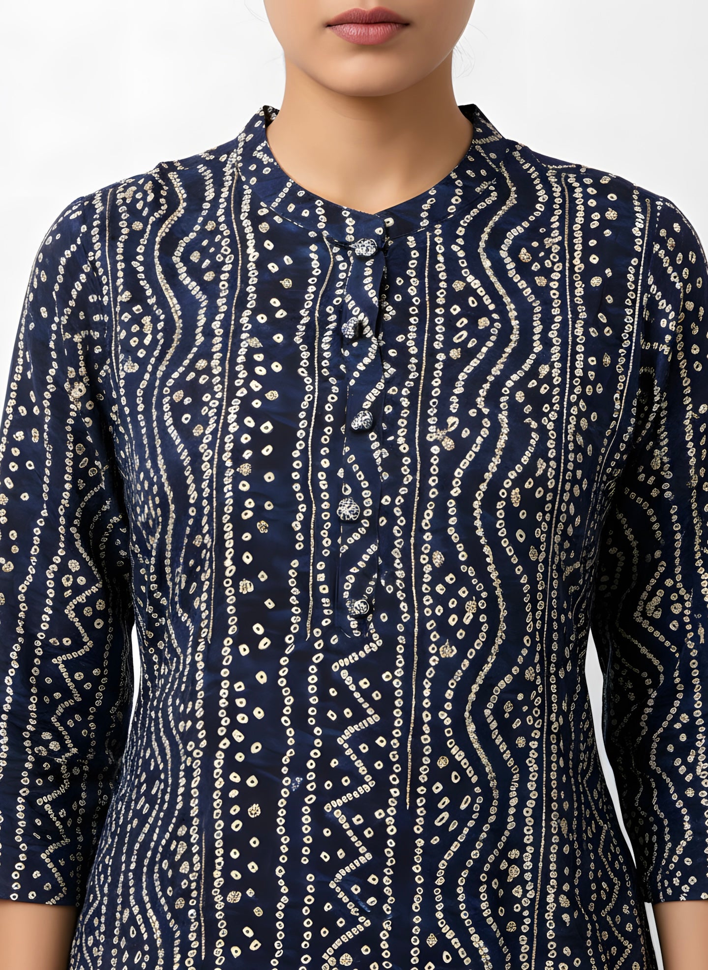 Dark Blue Long Top