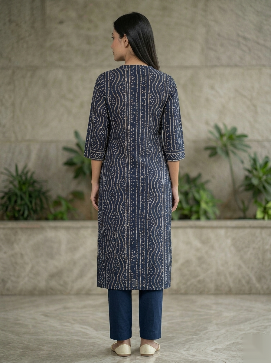Dark Blue umbrella D2 Long Top