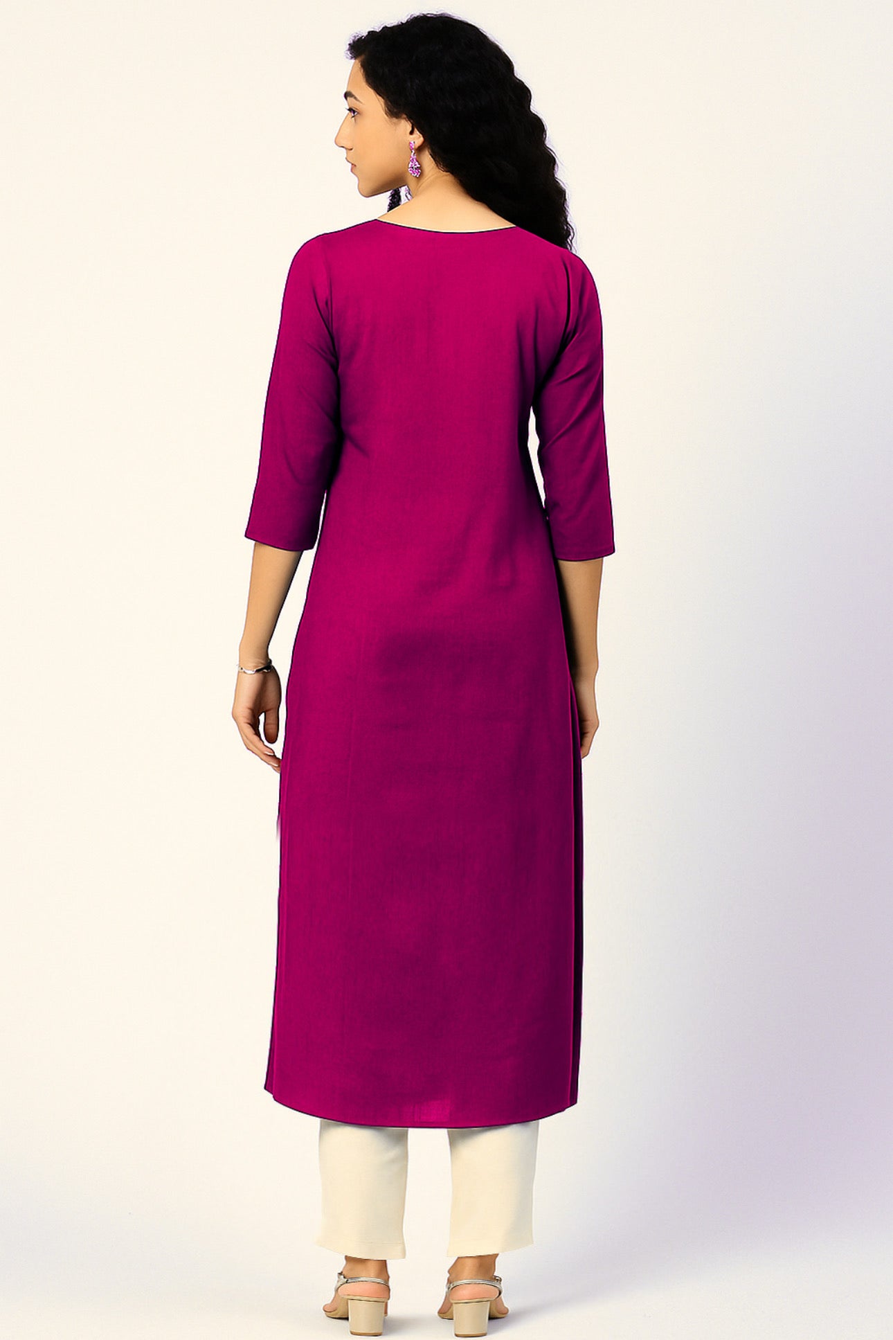 Pink Stone Long Top