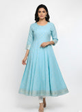 Sky Blue umbrella D2 Long Top