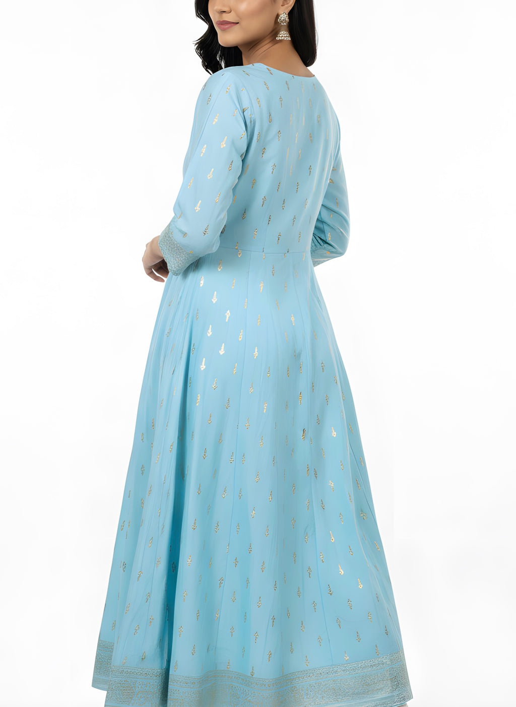 Sky Blue umbrella D2 Long Top