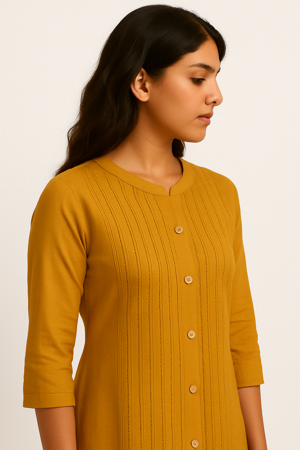 Yellow Long Top Airline