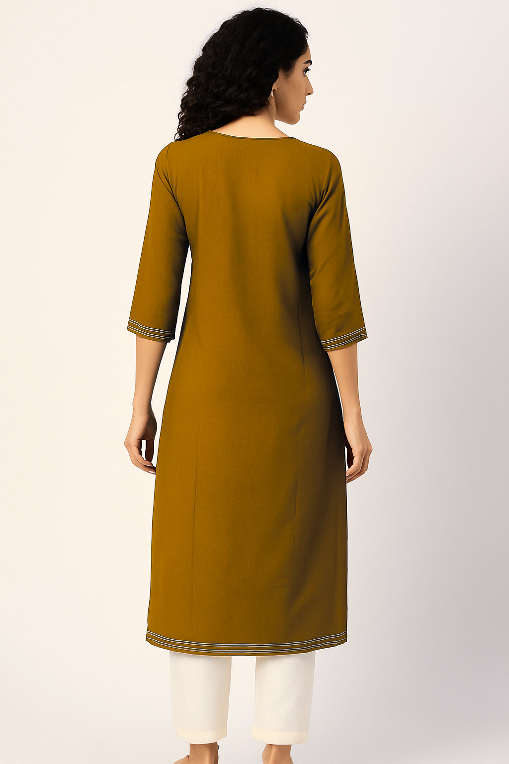Brown Long Top