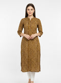 Musted Yellow Long Top