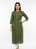 Green Long Top