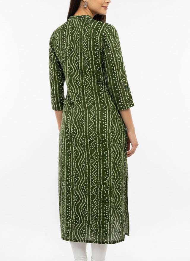 Green Long Top