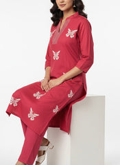 Red 2PC Chudidhar