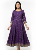 Violet umbrella Long Top Kurti