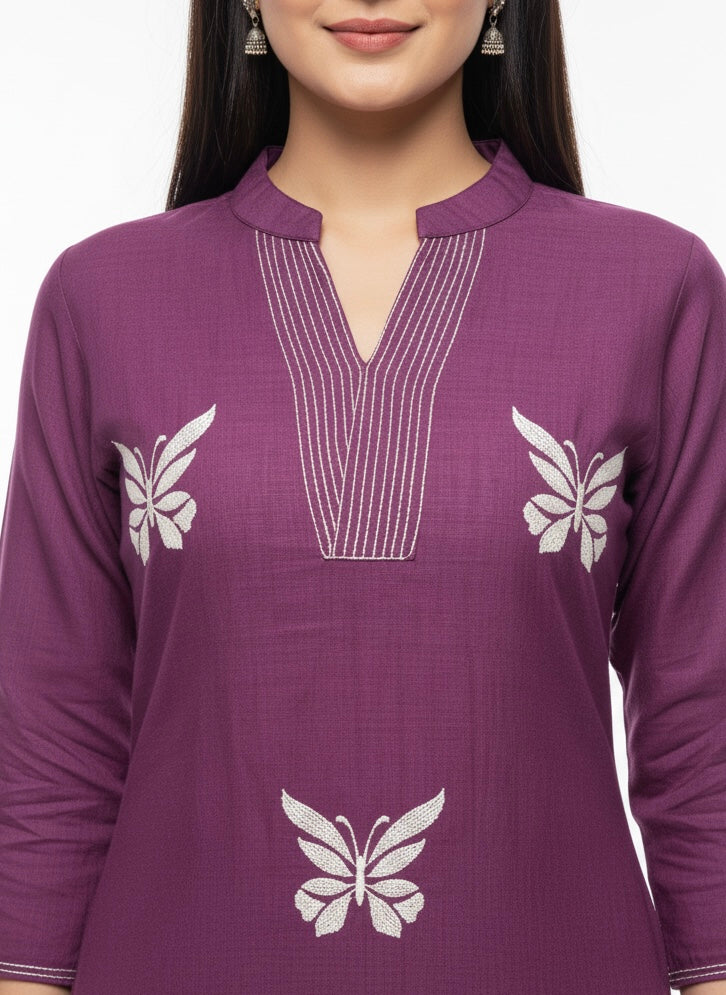 Violet 2PC Chudidhar