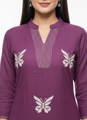 Violet 2PC Chudidhar