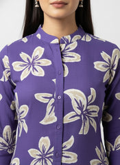 Purple Chudidhar 2PC Cord Set