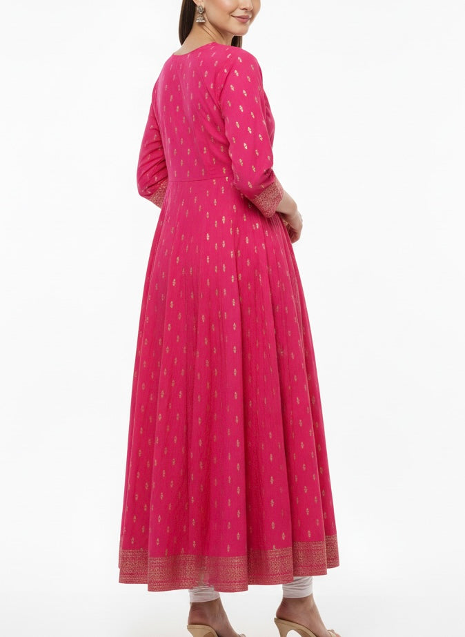 Pink D3 Long Top