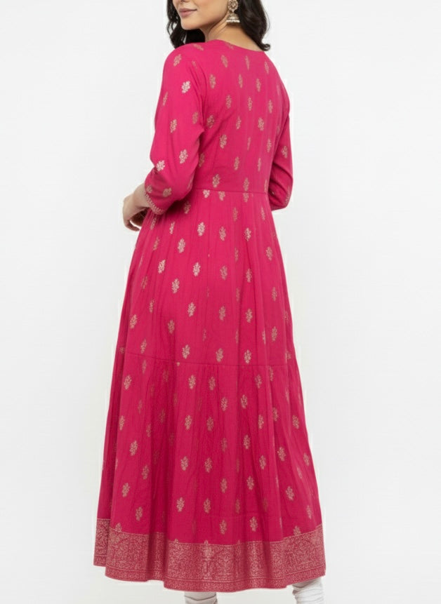 Pink D3 Long Top
