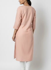 Pink Long Top Umbrella Kurti