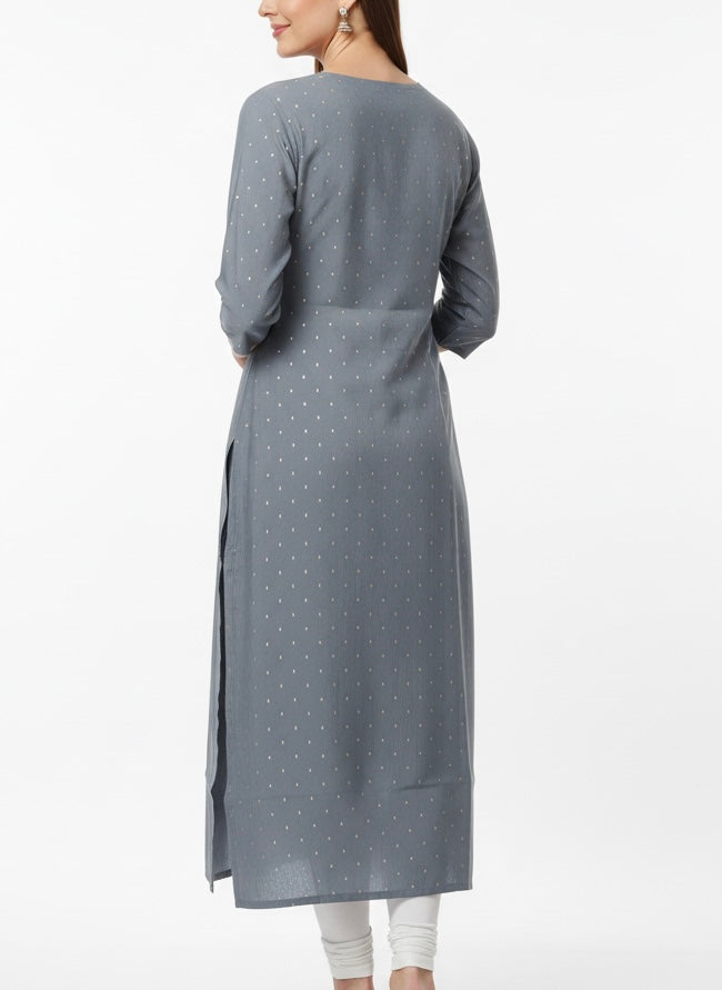 Grey Long Top kurti