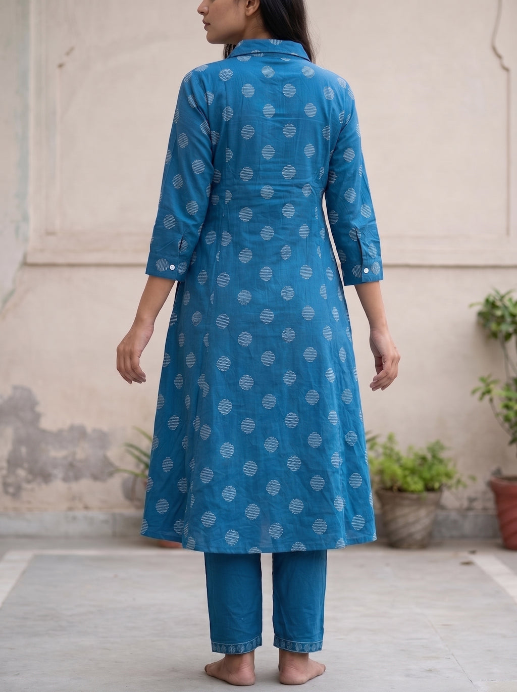 Blue Collar 2pc kurti