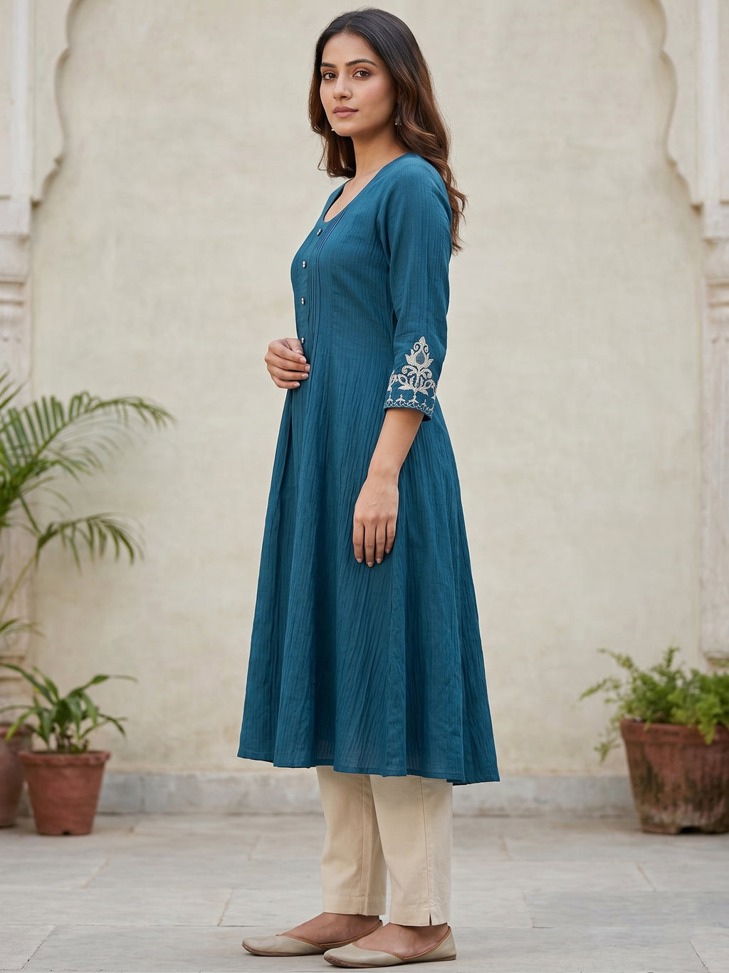 Dark Blue Designer Kurti