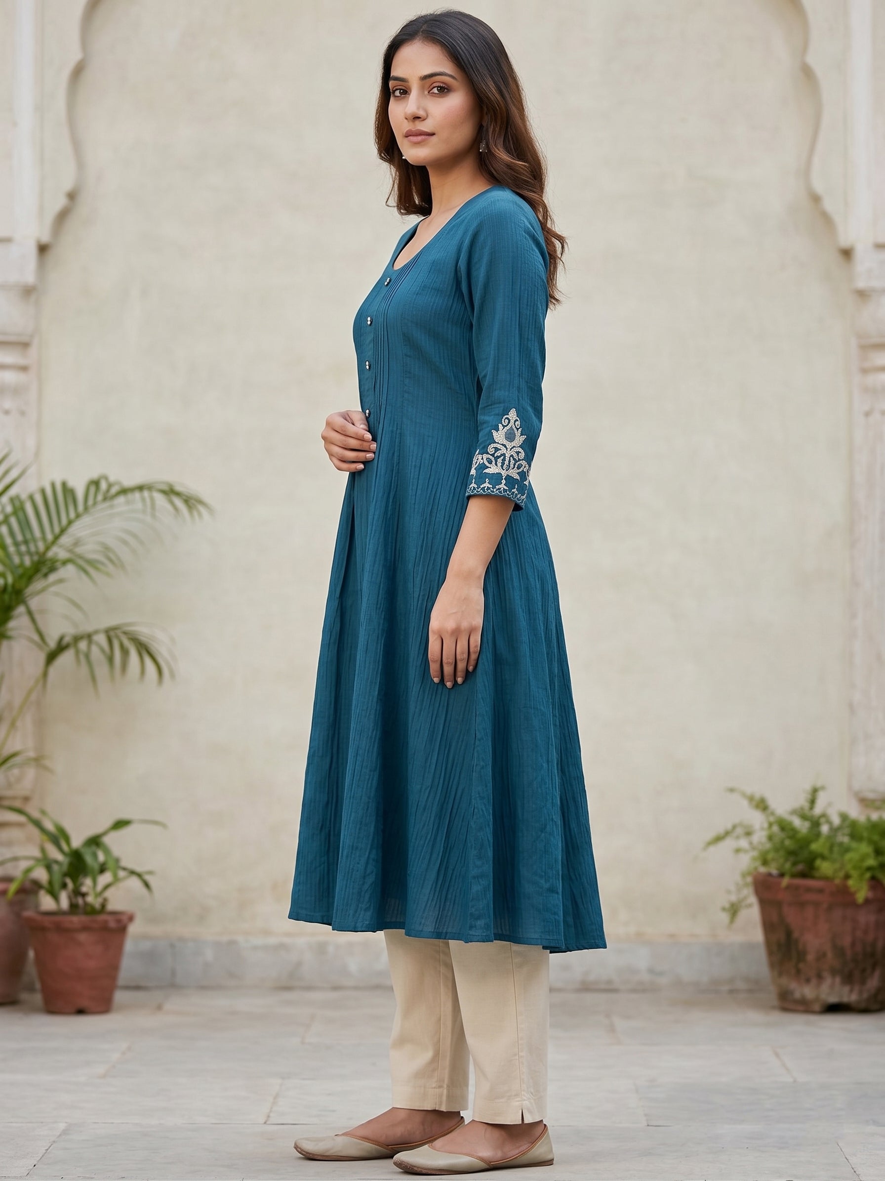 Dark Blue Designer Kurti