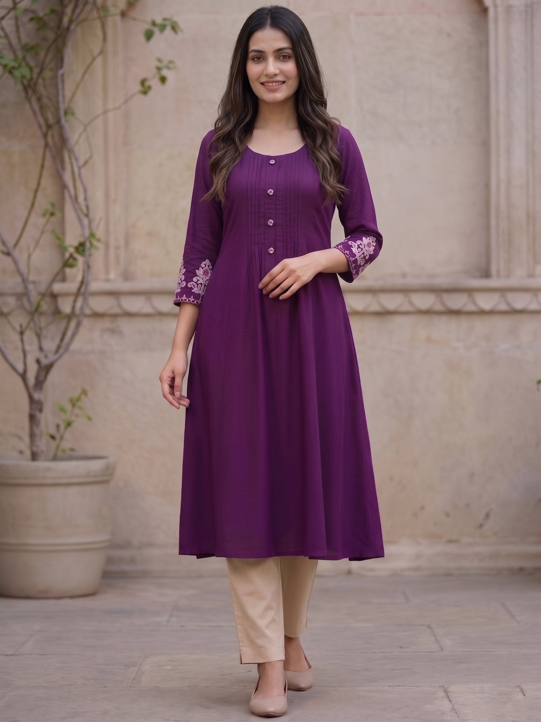 Violet Designer Kurti